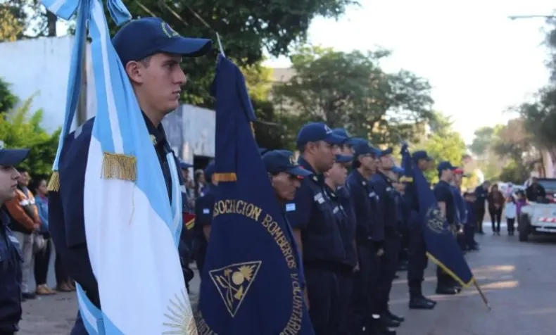 Celebraron el día del Bombero Voluntario en Mercedes