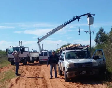 La DPEC realiza trabajos de mejoras en Mercedes
