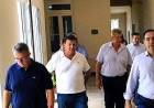 El Gobernador junto a Cemborain y Bulman visitaron obras en Mercedes