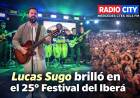 Mercedes vibró con Lucas Sugo en el 25° Festival del Iberá