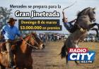 Mercedes: el 8 de marzo llega la Gran Jineteada con 3 millones en premios