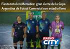 Fiesta total en Mercedes: gran cierre de la Copa Argentina de Futsal Comercial con estadio lleno