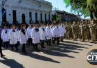 Mercedes conmemoró el Día de la Bandera con promesa de lealtad, juramento militar y desfile