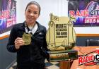 Orgullo mercedeño: Madeleine Bordón, campeona de la Media Maratón Internacional de Uruguaiana, visitó Radio City