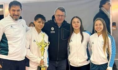 La mercedeña Agustina Álvarez fue recibida por Terrile