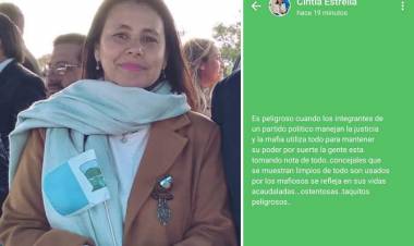 Cintia E. Aguirre “Peligroso cuando los integrantes de un partido político manejan la justicia”