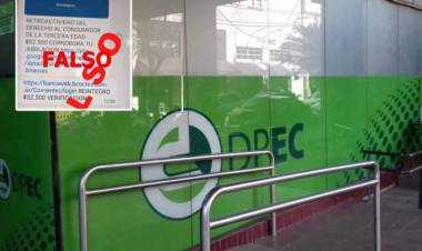 Dpec alertó sobre falsa propuesta de reintegro para jubilados