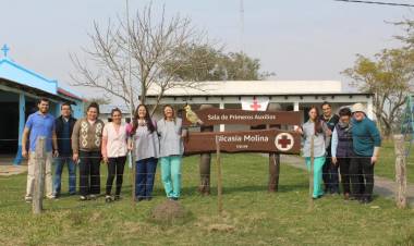 Mercedes: Operativo integral de salud en el Paraje Uguay