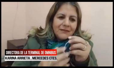 Karina Arrieta " Se están llevando a cabo mejoras en el edificio de la Terminal de Ómnibus" 
