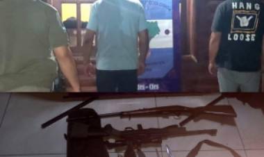 Mercedes : El PRIAR detuvo a dos cazadores furtivos en Ruta Nacional 123 con armas ilegales
