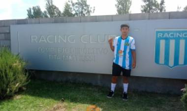 El Mercedeño Dylan Romero jugará en Racing Club de Avellaneda