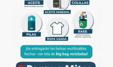Mercedes: Eco Canje intercambio residuos por bolsas reutilizables