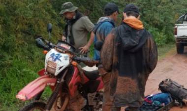 La policía rural recuperó una motocicleta robada en Pellegrini