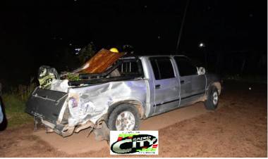 Mercedes: Dos camionetas chocaron en la Ruta Nacional 123 