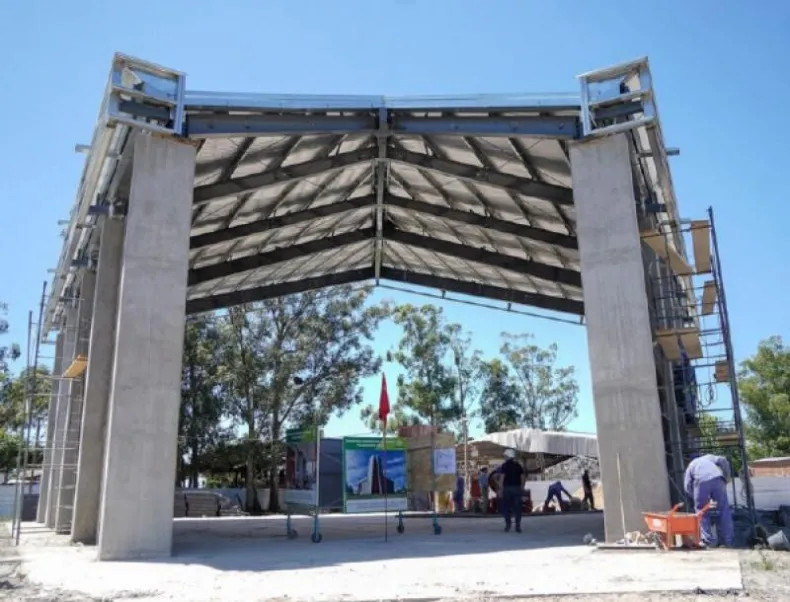 Gauchito Gil: continúan las obras luego del desalojo de la Justicia