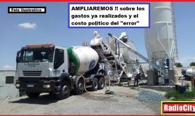 Mercedes : El Concejo Deliberante FRENO la obra de la hormigonera municipal 