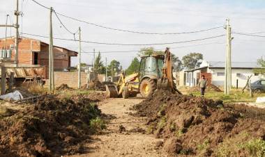 Mercedes : La Intendente Juanita Gauto recorrió obras en ejecución