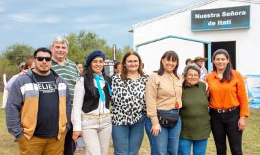 Mercedes : Celebración de fe en paraje Paiubre Chico