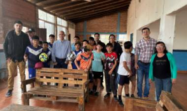 EN CAMPAÑA !  Caly Sánchez  visito el Club Paso de los Andes