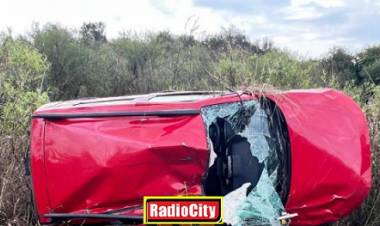 Accidente en la Ruta Nacional 123: cuatro personas fueron hospitalizadas