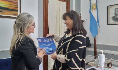 Visita a Mercedes de la Gobernadora del Distrito 4845 del Rotary Internacional