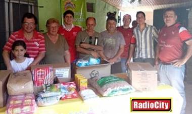 Mercedes : Los hinchas de Independiente relizaron donacion  