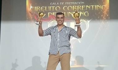 Orgullo mercedeño: Joaquín Alegre brilló en el Circuito Correntino de Running 2025