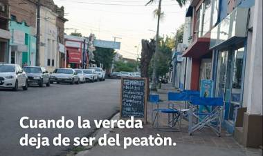 Veredas tomadas: el peatón, el gran olvidado en Mercedes