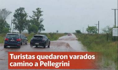 Temporal dejó turistas varados en uno de los accesos a Iberá