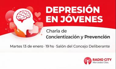 Mercedes : Charla de concientización y prevención sobre la depresión en jóvenes