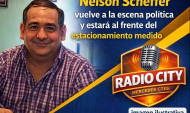 Nelson Scheffer vuelve a la escena política y estará al frente del estacionamiento medido