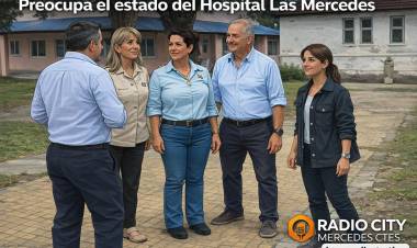 Visita oficial y preocupación por el hospital de Mercedes
