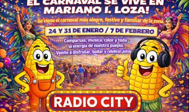 El carnaval se vive a pleno en Mariano I. Loza
