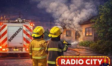 Mercedes : Principio de incendio en una vivienda sobre calle Sargento Cabral