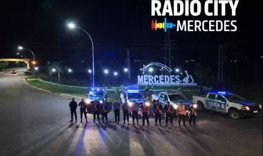 Refuerzan la seguridad para las noches de Carnaval en Mercedes