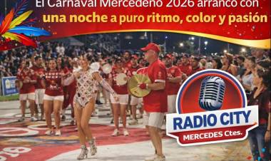 El Carnaval Mercedeño 2026 ya está en marcha y dejó una noche memorable