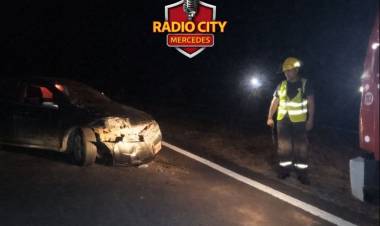 Mercedes : Siniestro vial en la Ruta Nacional 119 sin personas lesionadas