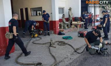Joaquín Obes asumió como nuevo jefe de los Bomberos Voluntarios de Mercedes