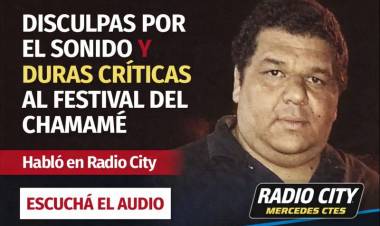 “Traer sonido de afuera fue un error”: duras críticas del sonidista de los corsos al Festival del Chamamé