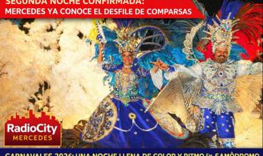 Carnavales Mercedeños 2026: así será el desfile del sábado 31 de enero