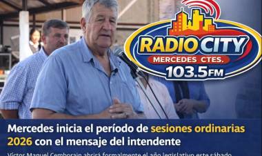 Mercedes: discurso inaugural del intendente marcará el inicio del año legislativo