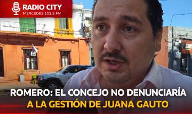 Mercedes: “Moncho” Romero adelantó que el Concejo no denunciaría a la gestión anterior