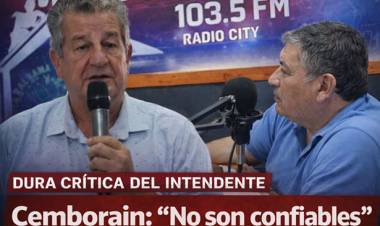 Mercedes : Cemborain duro con las comparsas: “No son confiables”