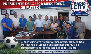 Mercedes: Damián Chamorro es el nuevo presidente de la Liga Mercedeña