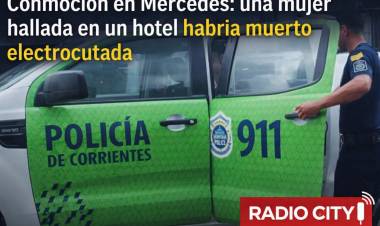Mercedes: una mujer policía hallada en un hotel habría muerto electrocutada