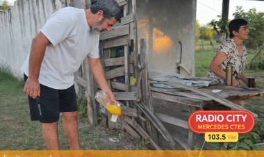 Mercedes: Entre la solidaridad y la creatividad, una fumigación que llamó la atención