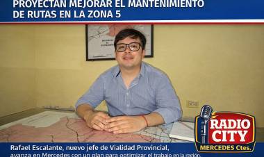 Mercedes: proyectan mejorar el mantenimiento de rutas en la Zona 5 de Vialidad