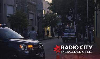 Mercedes: operativo en el centro por traslado de valores tras cierre de sucursal en Curuzú