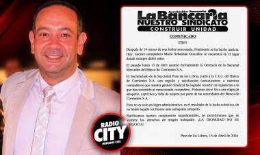 MERCEDES: tras el reclamo judicial, Mario González vuelve a la gerencia del Banco de Corrientes