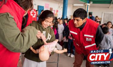Mercedes: la Cruz Roja brindará una capacitación para alumnos de escuelas primarias